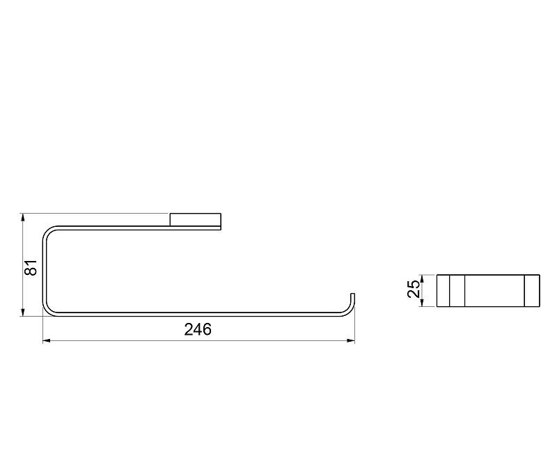 Timo Selene, Полотенцедержатель, 17057/17