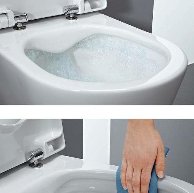 Laufen Pro Rimless, Унитаз подвесной с инсталляцией и кнопкой, Z.RU93.0.761.6