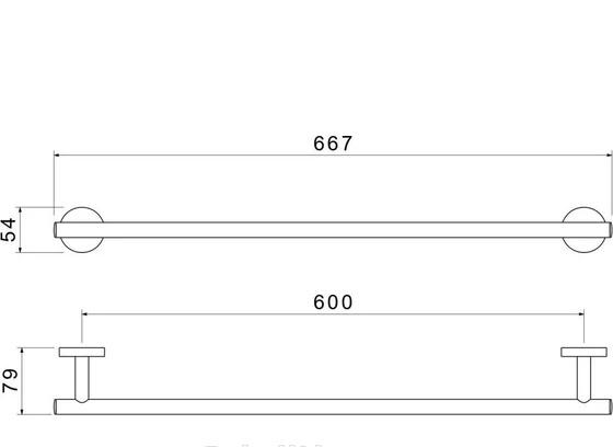 Aquatek Оберон, Полотенцедержатель, AQ4214MB