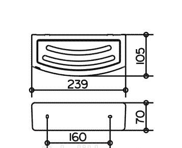Keuco Elegance, Полка, 11658 010000 / 11658010000