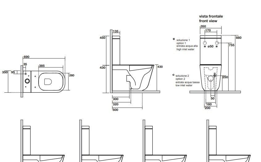 Kerasan Tribeca, Унитаз компакт, 511731