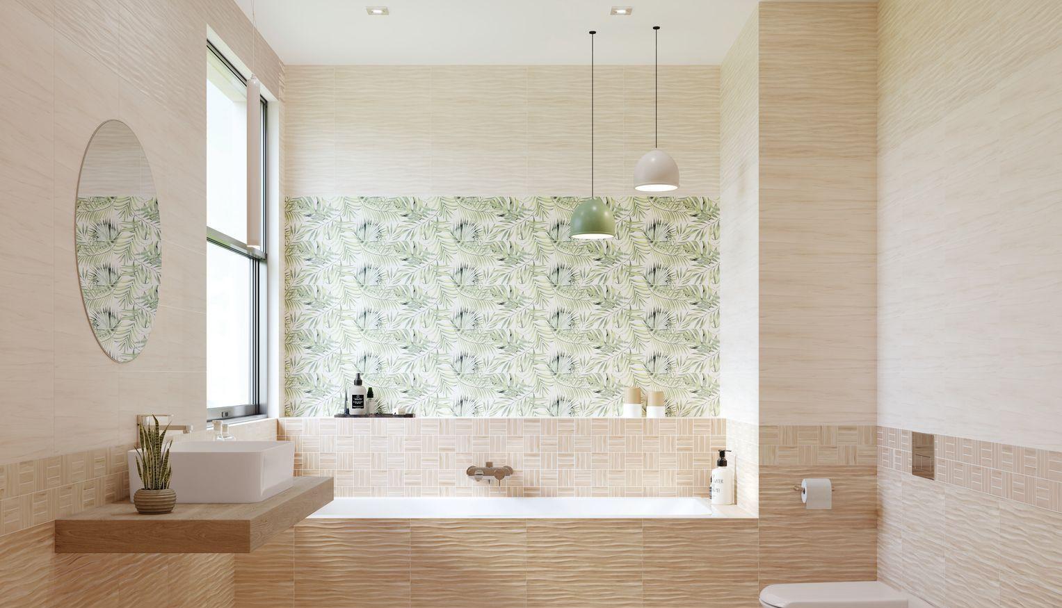 Картинка Cersanit Botanica, Настенная плитка, 20x44 см