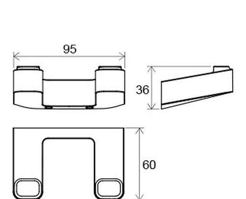 Ravak 10°, Крючок, X07P352