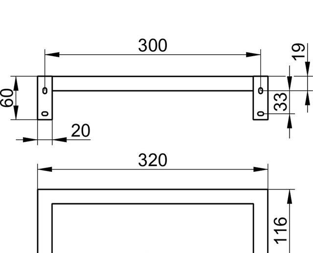 Keuco Edition 90, Полотенцедержатель, 19121010000
