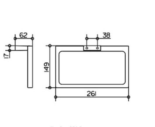 Keuco Edition 11, Полотенцедержатель, 11121010000 / 11121 010000
