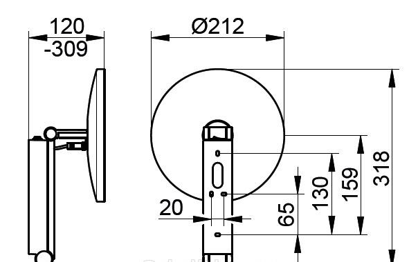 Keuco iLook Move, Косметическое зеркало, 17612019004 / 17612 019004