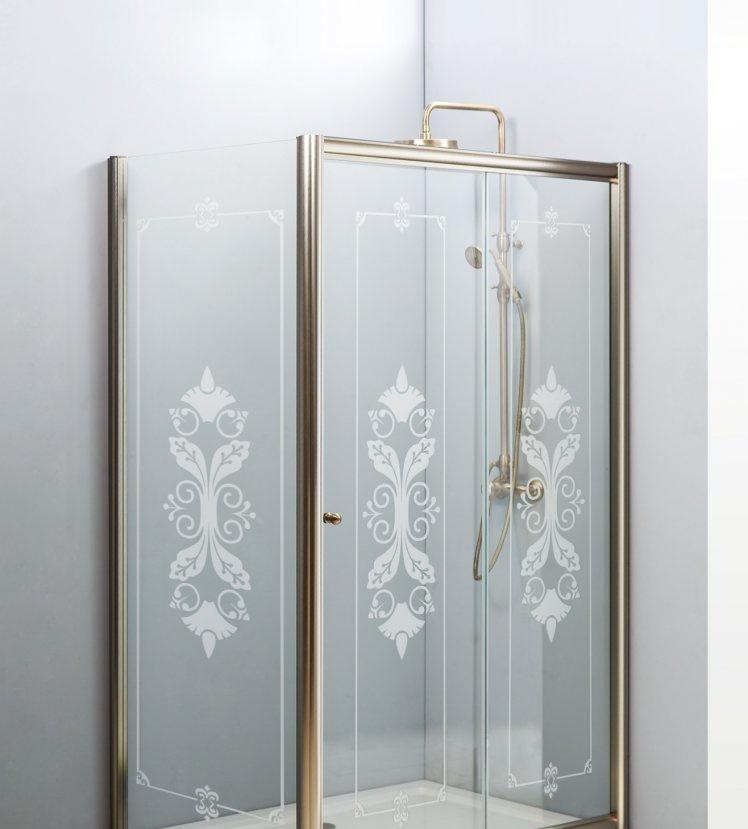 Боковая стенка - Cezares, Giubileo, 0.6x90x195 см, GIUBILEO-FIX-90-SCORREVOLE-CP-Cr