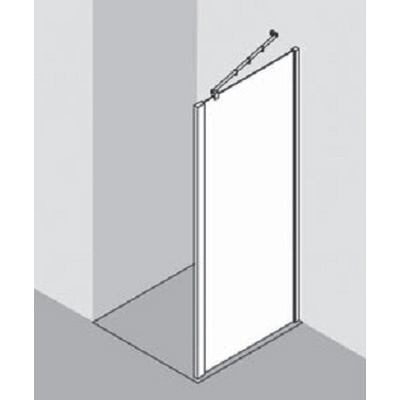 Боковая стенка - Kermi, Raya, 90x200 см, RA TWD 09020VAK