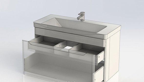 Aquanet Сити, Шкаф-зеркало, 11080-KL