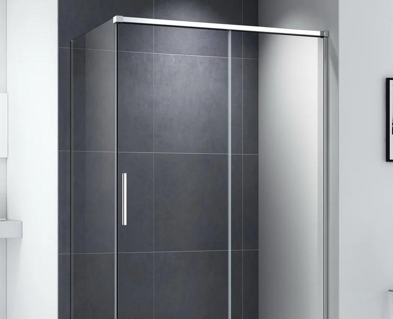 Душевой уголок - Cezares, Duet Soft-M, 90x110x195 см, DUET SOFT-M-AH-1-110/90-C-Cr