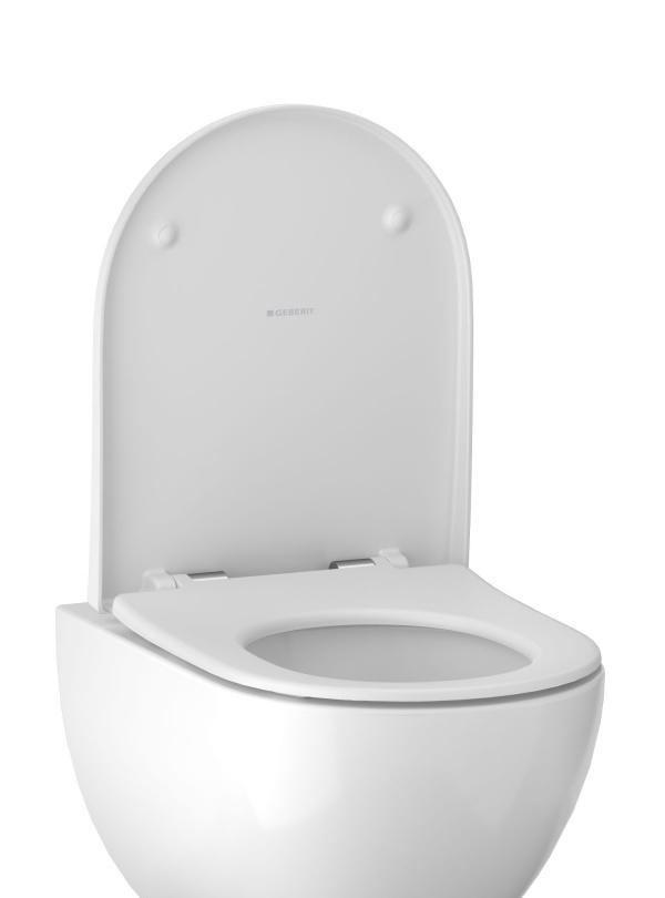 Geberit Acanto, Унитаз подвесной с инсталляцией и кнопкой, 500.128.21.A
