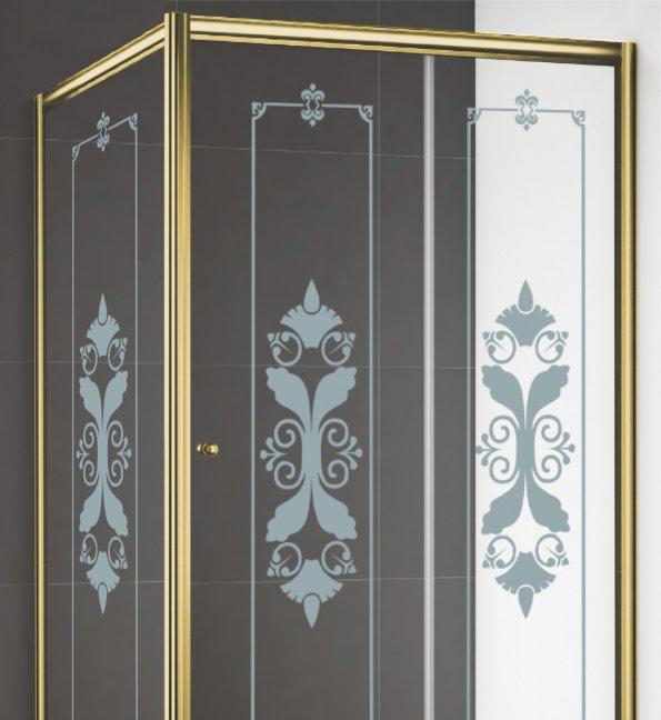 Душевой уголок - Cezares, Giubileo, 120x90x195 см, GIUBILEO-AH-1-120/90-SCORREVOLE-CP-G