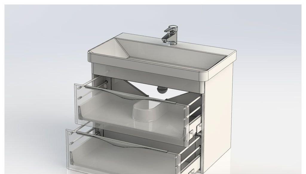 Aquanet Орлеан, Тумба с раковиной, 00213044