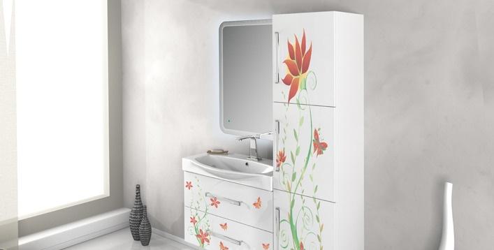 Aquanet Паллада, Шкаф-зеркало, 42177 Decorato 01