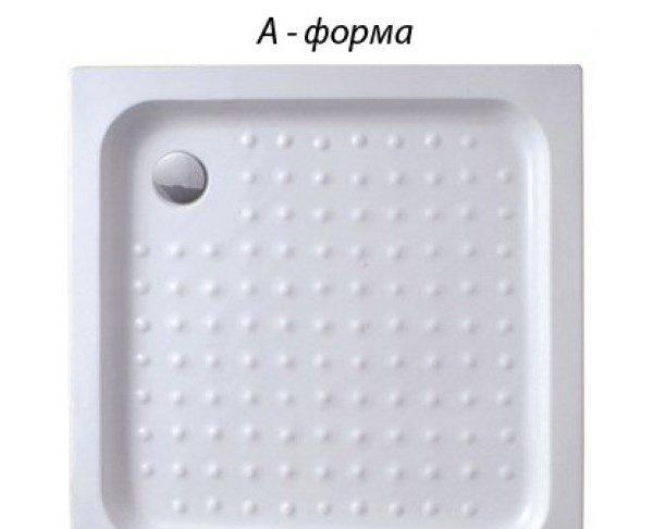 Душевой поддон - Cezares, Tray, 90x90x15 см, PRATICO-TRAY-GL-A-A-90-15-W