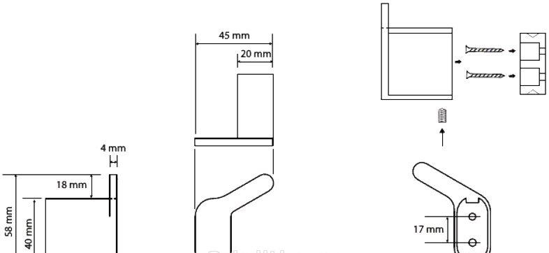 Bemeta Organic, Крючок, 157106191L