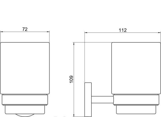 Aquatek Бетта, Стакан, AQ4604CR