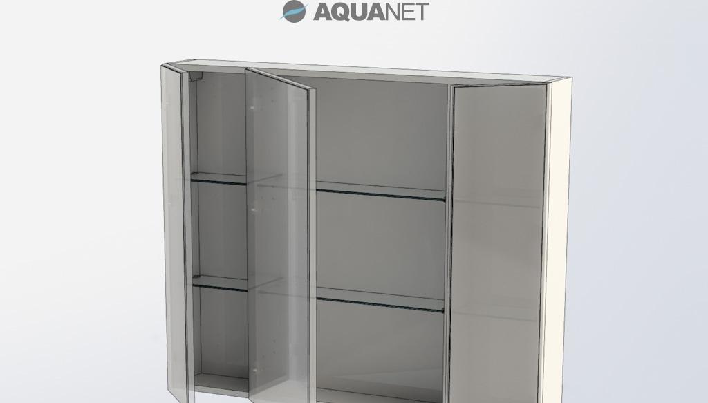 Aquanet Орлеан, Шкаф-зеркало, EB1132-G80