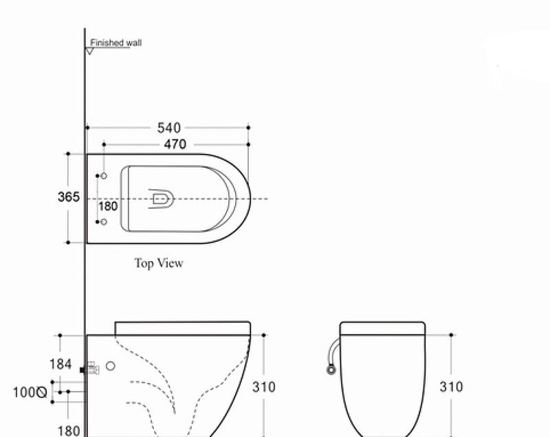 Aquanet Cetus, Унитаз подвесной, CETUS-BW