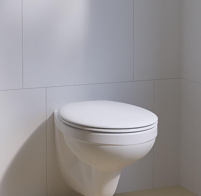 Geberit Delta, Унитаз подвесной с инсталляцией и кнопкой, 458.122.2U.1