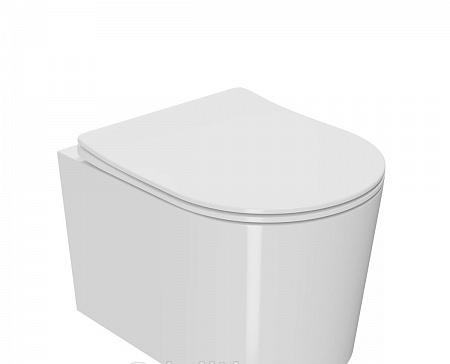 Point Элемент, Унитаз подвесной с инсталляцией и кнопкой, PN48423WG