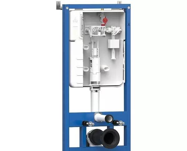 Grossman без коллекции, Унитаз подвесной с инсталляцией и кнопкой, 97.4455MS.01.100