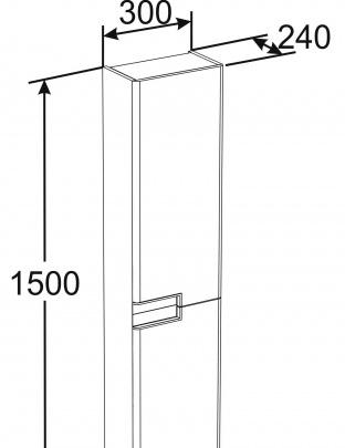 Roca Victoria Nord, Шкаф-пенал, ZRU9302729