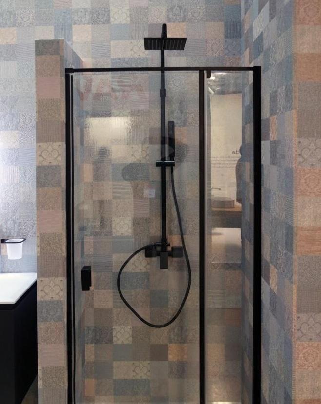 Душевая дверь - Cezares, Urban, 140x195 см, URBAN-B-12-140-C-NERO