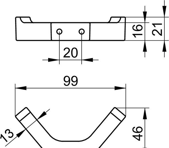 Keuco Edition 11, Крючок, 11115 370000