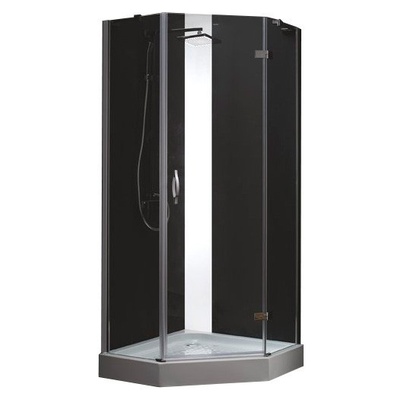 Душевой уголок - Cezares, Bergamo, 90x90x200 см, BERGAMO-W-P-1-90-C-Cr-R-IV / BERGAMO-P-1-90-C-Cr-R-IV