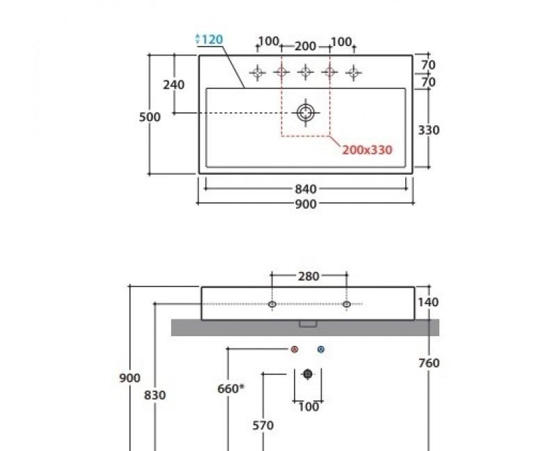 Globo Stone, Раковина, SCQ91.BI*0