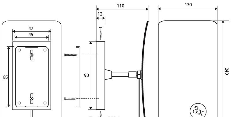 Bemeta без коллекции, Косметическое зеркало, 112201222