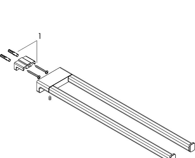 Hansgrohe AddStoris, Полотенцедержатель, 41770670