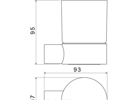 Aquatek Лира, Стакан, AQ4404CR