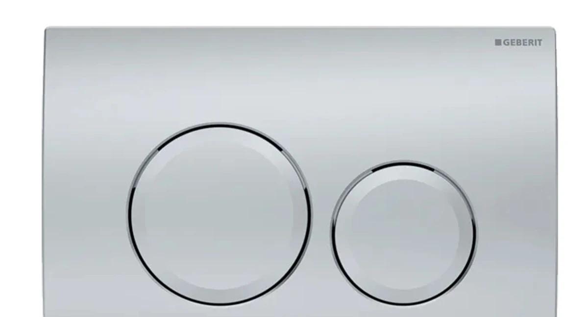 Кнопка смыва - Geberit, Delta 20, 2.3x24.6x16.4 см, 115.127.46.1