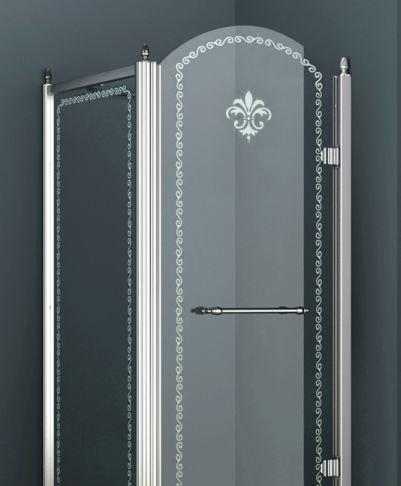 Душевой уголок - Cezares, Eco, 90x90x195 см, ECO-O-P-1-90-C-Cr