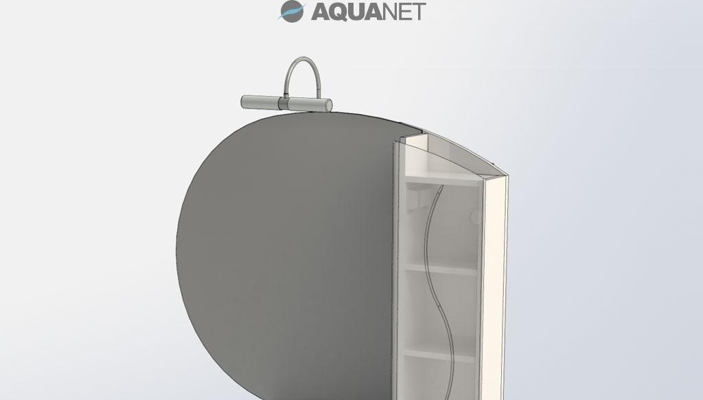 Aquanet Моника, Шкаф-зеркало, P-LS-SMA-sm