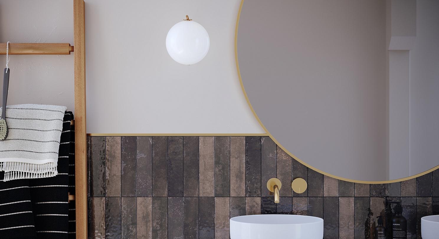 Картинка Creto Aquarelle, Настенная плитка, 5.8x24 см