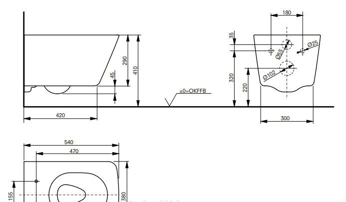 Toto SP, Унитаз подвесной, CW532Y