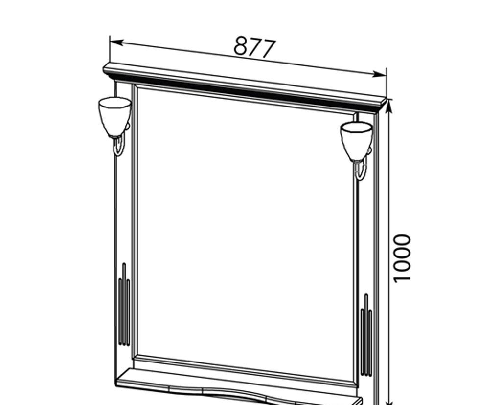 Aquanet Тулуза, Зеркало, 00182016
