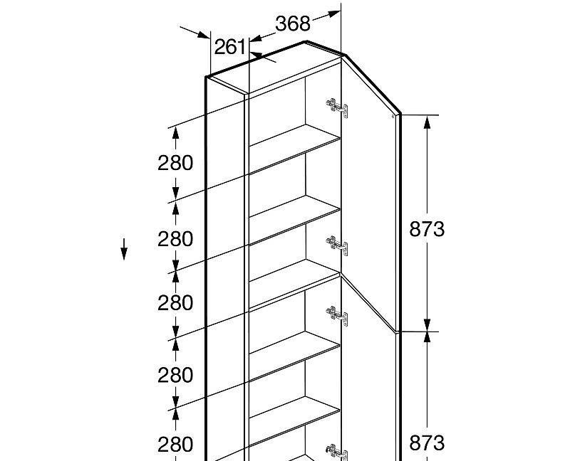 Aquanet Стайл, Тумба для раковины, A857635509