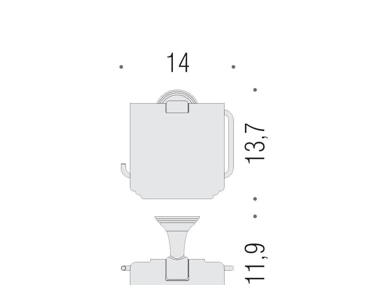 Colombo Hermitage, Держатель туалетной бумаги, B3391.HPS
