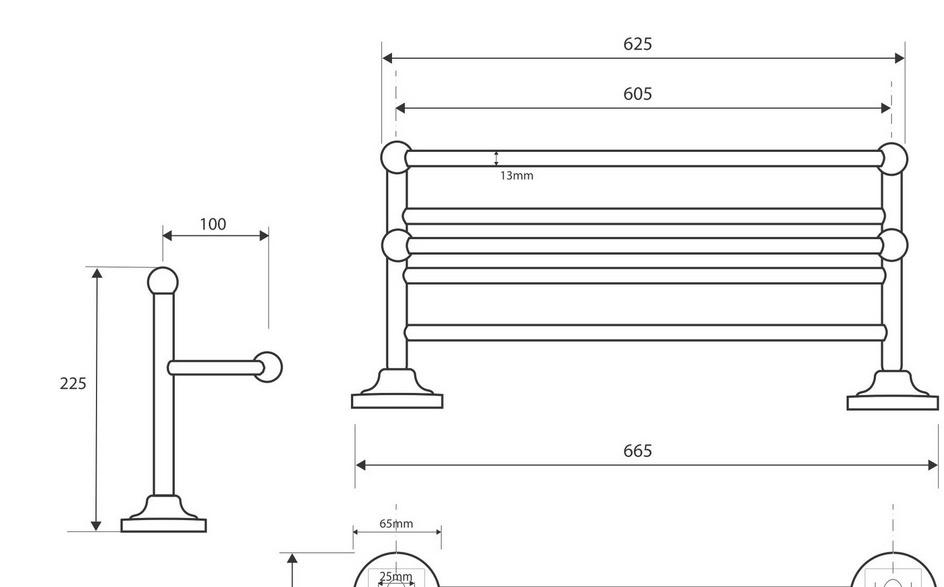 Bemeta Retro, Полотенцедержатель, 144302092