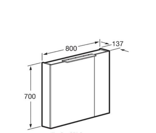 Roca Oleta, Шкаф-зеркало, A857647806