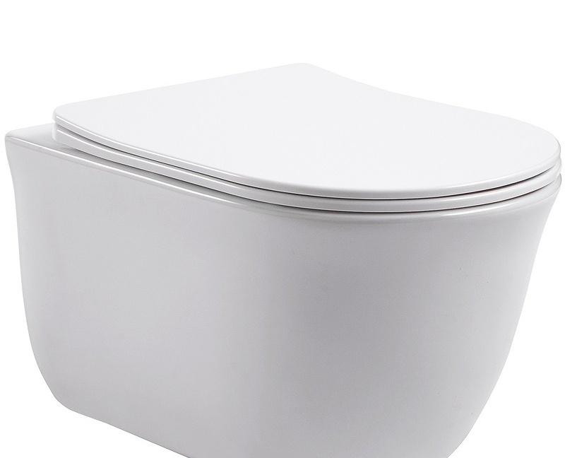 Aquatek Классик, Унитаз подвесной с инсталляцией и кнопкой, SET AQUATEK КЛАССИК-010 4в1