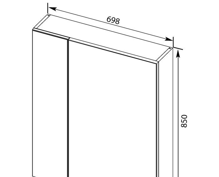 Aquanet Луис, Тумба для раковины, 00186178