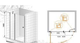 Боковая стенка - Cezares, Verona, 100x195 см, VE-W-100-FIX-P-Cr