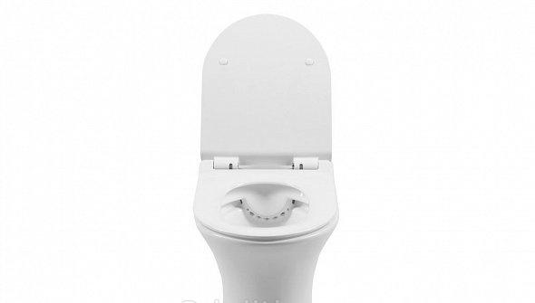 Aquanet Rimless Roll-W, Унитаз приставной, CL-12249D
