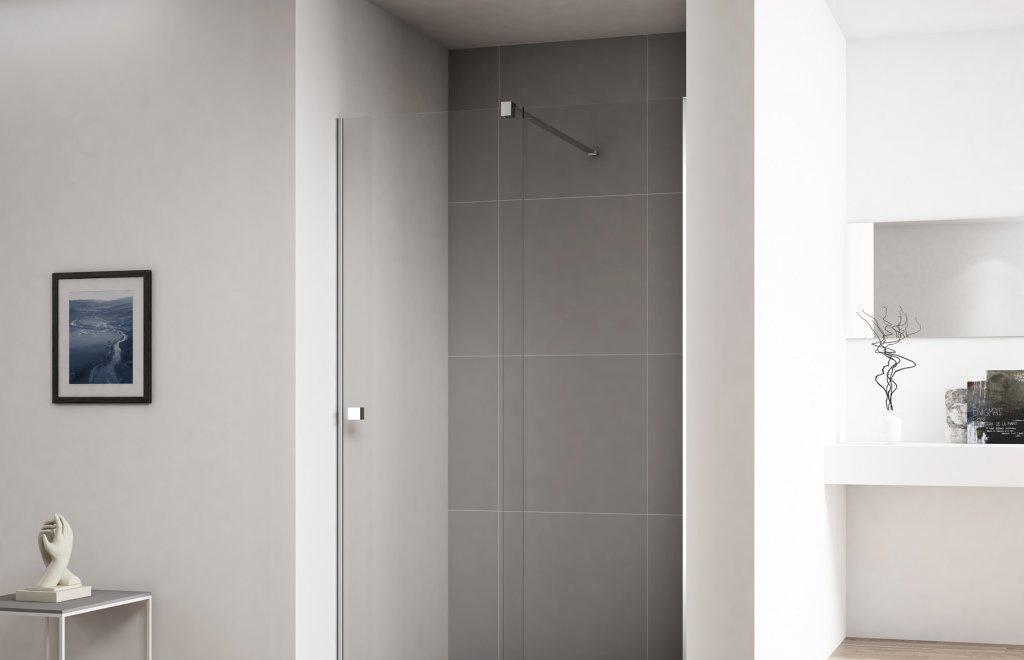 Душевая дверь - Cezares, Stream BF1, 140x195 см, STREAM-BF-1-140-C-Cr