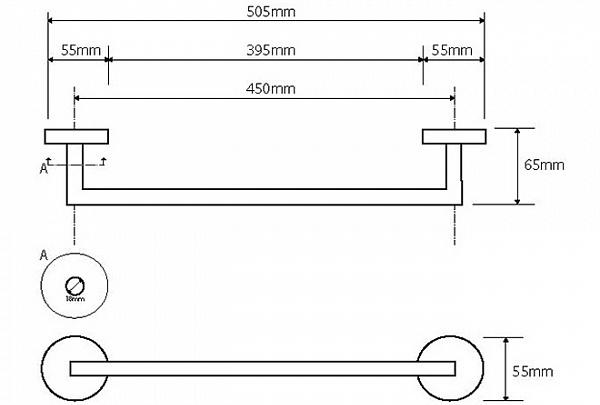 Bemeta Omega, Полотенцедержатель, 104204022